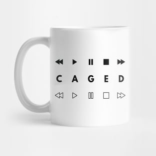 CAGED System Music Player Buttons Light Theme Mug